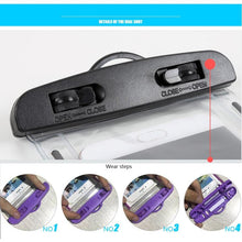 将图片加载到图库查看器，Purple Universal Waterproof Phone Case Water Proof Swim Pouch Bag Cases For iPhone Floating Phone Protector Smartphone Touchscreen Waterproof Pouch
