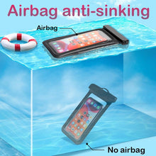 将图片加载到图库查看器，Purple Universal Waterproof Phone Case Water Proof Swim Pouch Bag Cases For iPhone Floating Phone Protector Smartphone Touchscreen Waterproof Pouch
