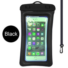 将图片加载到图库查看器，Purple Universal Waterproof Phone Case Water Proof Swim Pouch Bag Cases For iPhone Floating Phone Protector Smartphone Touchscreen Waterproof Pouch
