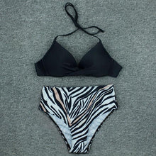 Load image into Gallery viewer, Push Up Bikini Floral Print Swimsuit Swimwear Women Bathing Suit Bikinis Set Brazilian Beach Female Wear Women's Bikini Swimsuits Floral Printed Bathing Suits for Women 2 Piece Bikini

