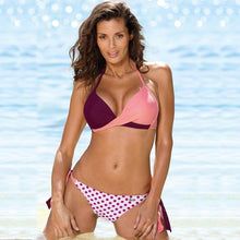 Load image into Gallery viewer, Push Up Bikinis 2022 New Swimwear Women's Bikini Swimsuits Floral Printed Bathing Suits for Women 2 Piece Bikini Women Floral Print Bikini Sets Swimsuit Beach Wear Bathing Suit Female  Two Pieces

