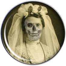 Load image into Gallery viewer, Skeleton Bride Halloween Black Cartilage Tragus Earring
