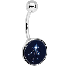Load image into Gallery viewer, Zodiac Constellation Libra Belly Ring
