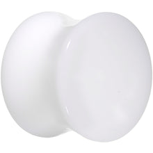 将图片加载到图库查看器，1/2 White Acrylic Saddle Plug Set

