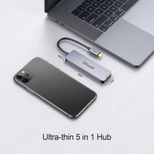 Load image into Gallery viewer, QGeeM 5-in-1 USB C to HDMI Adapter with 4K HDMI Output
