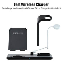 Load image into Gallery viewer, Qi 10W Fast Phone Wireless Charging Stand
