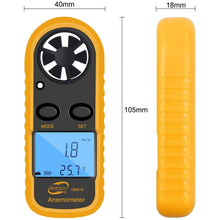 Load image into Gallery viewer, Qotone GM816 Digital Anemometer Wind-Speed Gauge Meter
