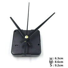Load image into Gallery viewer, Quartz Clock Repair Movement  Hands For Silent Large Wall Clock Non-Ticking Hands Quartz Wall Clock Movement Mechanism Repair Parts Replacement with 3 Different Pairs of Hands Repair Clock Mechanism Parts
