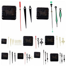 Load image into Gallery viewer, Quartz Clock Repair Movement  Hands For Silent Large Wall Clock Non-Ticking Hands Quartz Wall Clock Movement Mechanism Repair Parts Replacement with 3 Different Pairs of Hands Repair Clock Mechanism Parts
