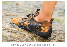 Load image into Gallery viewer, Quick Dry Men Sneakers Slip On Upstream Shoes Water Hiking Beach Surfing Shoes Sandals Barefoot Beach Sneakers Swim Boating Fishing Yoga Gym
