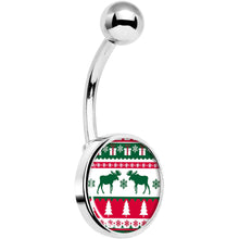 Load image into Gallery viewer, Ugly Christmas Sweater Belly Ring
