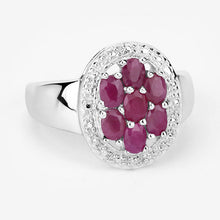 将图片加载到图库查看器，1.54 Carat Genuine Ruby .925 Sterling Silver Ring

