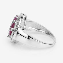 将图片加载到图库查看器，1.54 Carat Genuine Ruby .925 Sterling Silver Ring
