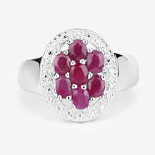 将图片加载到图库查看器，1.54 Carat Genuine Ruby .925 Sterling Silver Ring
