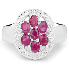 将图片加载到图库查看器，1.54 Carat Genuine Ruby .925 Sterling Silver Ring
