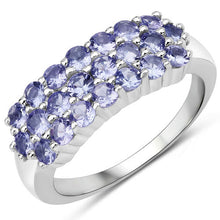 Load image into Gallery viewer, 1.54 Carat Genuine Tanzanite .925 Sterling Silver Ring
