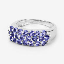 Load image into Gallery viewer, 1.54 Carat Genuine Tanzanite .925 Sterling Silver Ring
