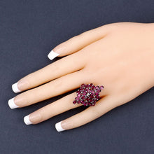Load image into Gallery viewer, 7.52 Carat Genuine Rhodolite .925 Sterling Silver Ring
