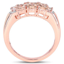 将图片加载到图库查看器，1.50 Carat Genuine Morganite .925 Sterling Silver Ring
