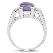Load image into Gallery viewer, 2.80 Carat Genuine Tanzanite .925 Sterling Silver Ring
