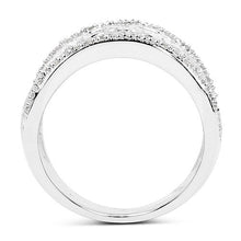 Load image into Gallery viewer, 0.25 Carat Genuine White Diamond .925 Sterling Silver Ring
