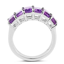 Load image into Gallery viewer, 3.30 Carat Genuine Amethyst .925 Sterling Silver Ring
