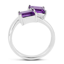 Load image into Gallery viewer, 1.90 Carat Genuine Amethyst .925 Sterling Silver Ring
