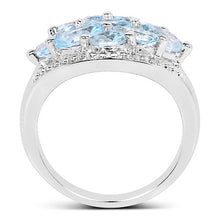 Load image into Gallery viewer, 2.50 Carat Genuine  Blue Topaz .925 Sterling Silver Ring

