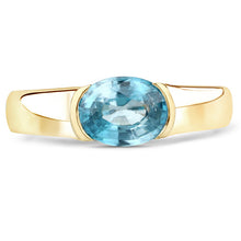 Load image into Gallery viewer, 2.00 Carat Genuine Blue Zircon .925 Sterling Silver Ring
