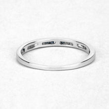 Load image into Gallery viewer, 0.20 Carat Genuine Blue Diamond .925 Sterling Silver Ring
