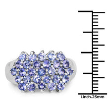 Load image into Gallery viewer, 2.03 Carat Genuine Tanzanite .925 Sterling Silver Ring
