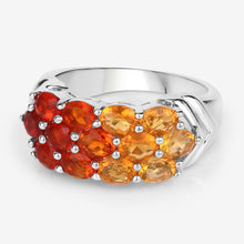 Load image into Gallery viewer, 1.56 Carat Genuine Fire Opal .925 Sterling Silver Ring
