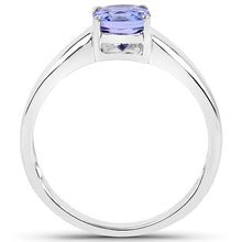 将图片加载到图库查看器，1.05 Carat Genuine Tanzanite .925 Sterling Silver ring
