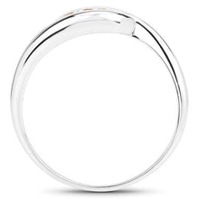 将图片加载到图库查看器，0.55 Carat Genuine Citrine .925 Sterling Silver Ring
