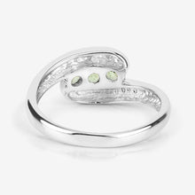 将图片加载到图库查看器，0.56 Carat Genuine Peridot .925 Sterling Silver Ring
