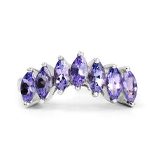 Load image into Gallery viewer, 1.68 Carat Genuine Tanzanite .925 Sterling Silver Ring
