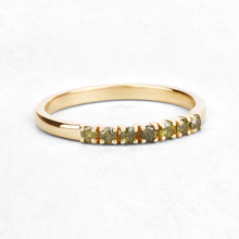 将图片加载到图库查看器，0.22 Carat Genuine Dark Yellow Diamond 14K Yellow Gold Ring (I1-I2)
