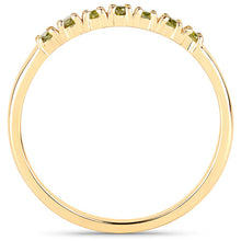 将图片加载到图库查看器，0.22 Carat Genuine Dark Yellow Diamond 14K Yellow Gold Ring (I1-I2)

