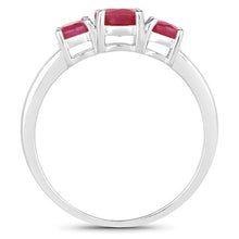 将图片加载到图库查看器，1.15 Carat Genuine Ruby 14K White Gold Ring
