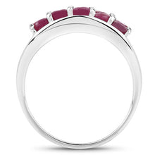 将图片加载到图库查看器，1.30 Carat Genuine Ruby .925 Sterling Silver Ring
