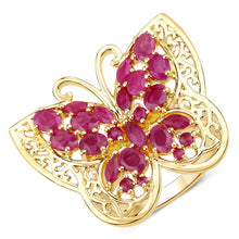 将图片加载到图库查看器，3.08 Carat Genuine Ruby .925 Sterling Silver Ring
