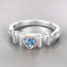 Load image into Gallery viewer, 0.52 Carat Genuine Swiss Blue Topaz .925 Sterling Silver Ring
