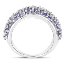 Load image into Gallery viewer, 4.22 Carat Genuine Tanzanite .925 Sterling Silver Ring
