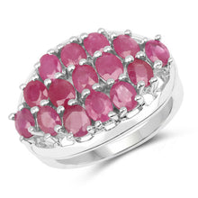 Load image into Gallery viewer, 3.00 Carat Genuine Ruby .925 Sterling Silver Ring
