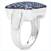 Load image into Gallery viewer, 2.21 Carat Genuine Tanzanite .925 Sterling Silver Ring
