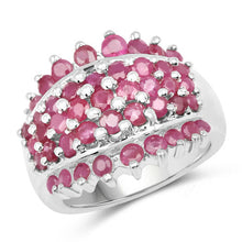 Load image into Gallery viewer, 2.70 Carat Genuine Ruby .925 Sterling Silver Ring
