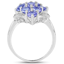 Load image into Gallery viewer, 2.07 Carat Genuine Tanzanite .925 Sterling Silver Ring
