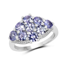 Load image into Gallery viewer, 2.07 Carat Genuine Tanzanite .925 Sterling Silver Ring

