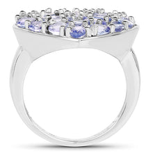Load image into Gallery viewer, 3.96 Carat Genuine Tanzanite .925 Sterling Silver Ring
