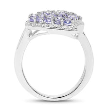 Load image into Gallery viewer, 1.63 Carat Genuine Tanzanite .925 Sterling Silver Ring
